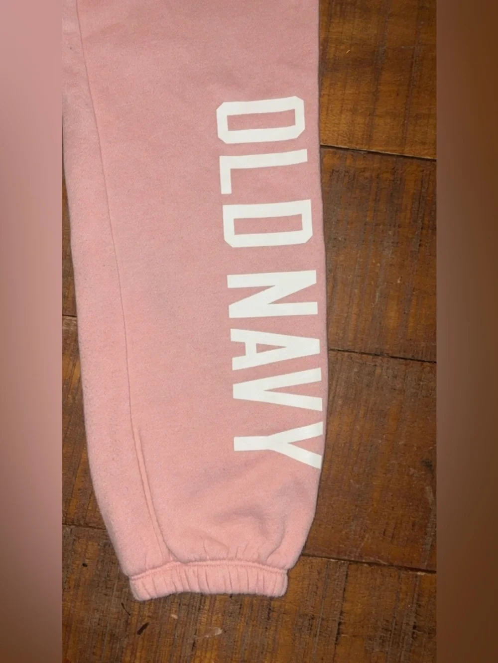 Old Navy Girls Pink Logo Soft Fleece Jogger Sweatpants Size M 8